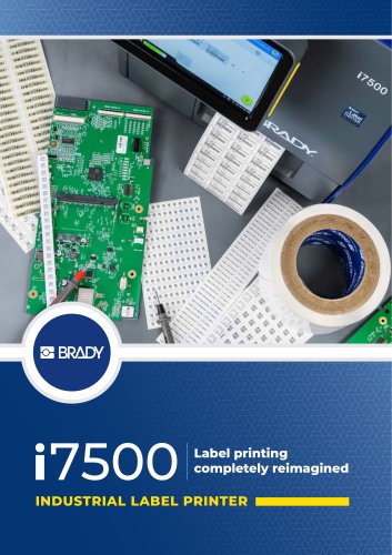 i7500 Industrial Label Printer Brochure