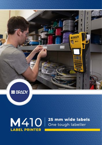 M410 LABEL PRINTER Brochure