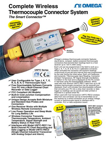 Complete Wireless Thermocouple Connector System