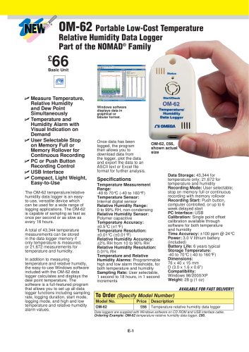 Portable Low-Cost Temperature Relative Humidity Data Logger