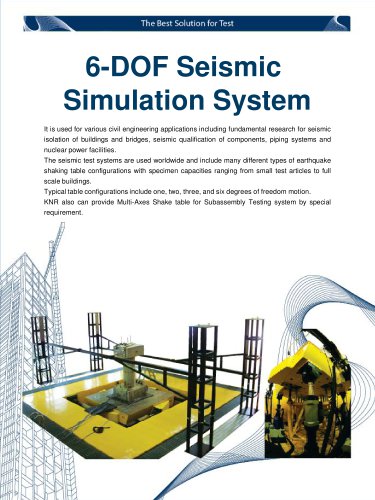 6 DOF Earthquake Simulation System