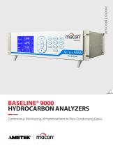 SERIES 9000 MNME METHANE / TOTAL HYDROCARBON ANALYZER