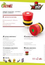 Low-profile emergency stop buttons dia.22mm - K22