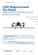 UAV Magnetometer R4-M350 - Technical Sheet