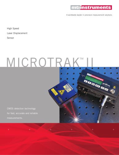 Microtrak II High Speed Laser Displacement Sensor