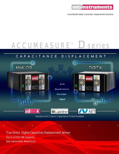 NEW Accumeasure D series - Digital Capacitance Measurement Sensors