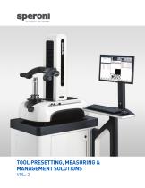 TOOL PRESETTING, MEASURING & MANAGEMENT SOLUTIONS VOL. 2