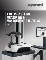 TOOL PRESETTING, MEASURING & MANAGEMENT SOLUTIONS VOL. 3