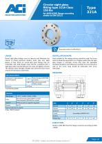 Circular sight glass fitting type 321A Class 150 lbs