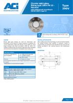Circular sight glass fitting type 390V PN 16 - Vacuum