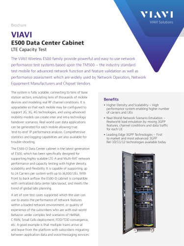 E500 Data Center Cabinet