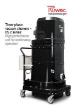 Three-phase vacuum cleaners - DS 2 series