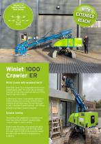 Winlet 1000 Crawler ER Bi-levelling