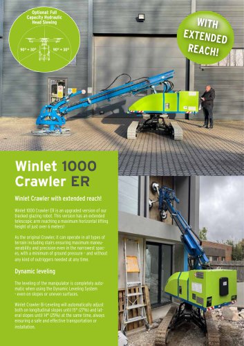 Winlet 1000 Crawler ER Bi-levelling
