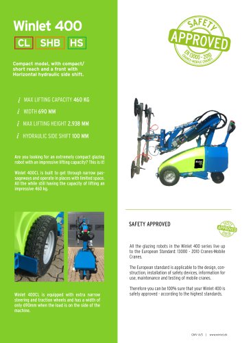 Winlet 400-CL-SHB-HS (GB)