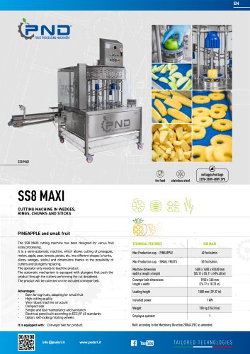 SS2 MAXI &ndash; Technical Data Sheet
