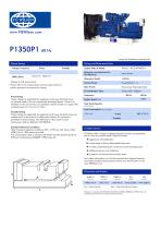 P1350P1 60 Hz Open Generator Set