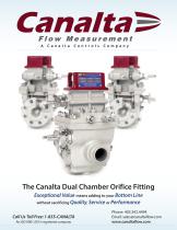 The Canalta Dual Chamber Orifice Fitting
