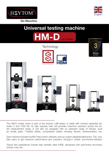 MODEL HM-D LAB Series by HOYTOM®