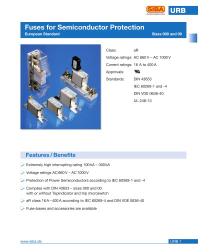 Fuses for Semiconductor Protection