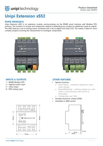 Unipi Extension xS52