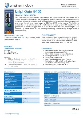 Unipi Gate G100