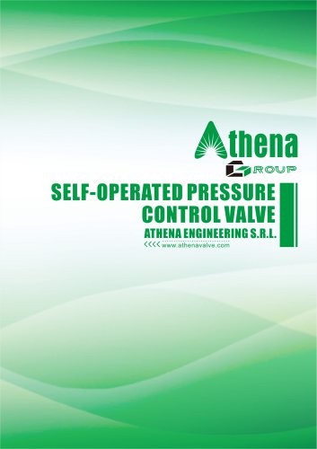 SELF-OPERATED PRESSURE CONTROL VALVE