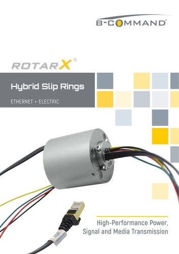 Ethernet Slip Rings rotarX by B-COMMAND