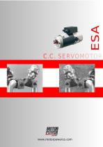 Catalogue ESA direct current servomotor.