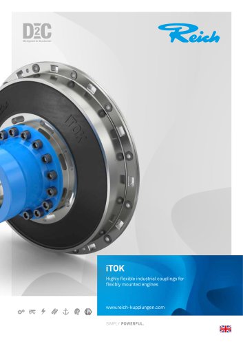 iTOK Highly flexible industrial couplings for flexibly mounted engines