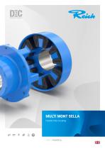 MULTI MONT SELLA - Torsionally flexible claw couplings