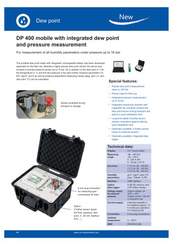 Data sheet DP 400 mobile