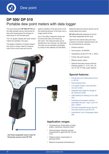 Data sheet DP 500