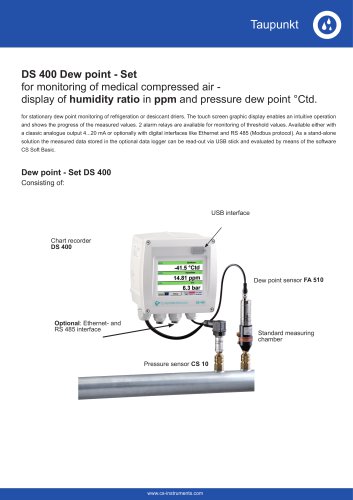 Data sheet DS 400 dew point monitoring - EN