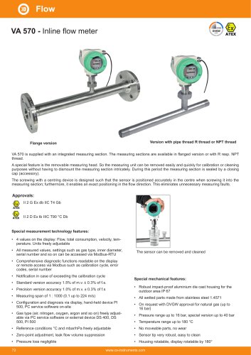 Data sheet - VA 570 - EN