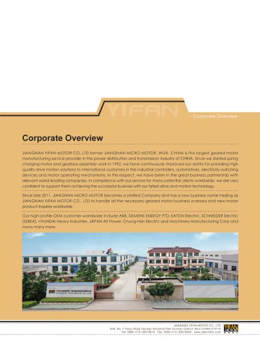 Corporate overview