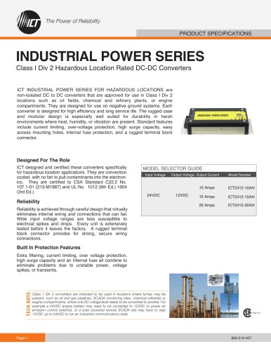INDUSTRIAL POWER SERIES