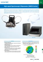 High-Speed Spectroscopic Ellipsometre [UNECS Series]