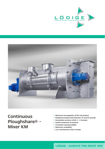 Continuous Ploughshare® - Mixer KM