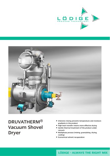 DRUVATHERM® Vacuum Shovel Dryer