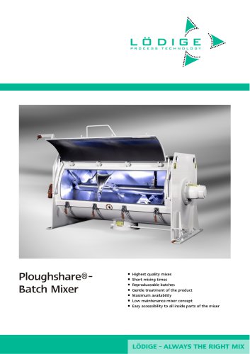 Ploughshare®- Batch Mixer