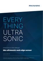 bks ultrasonic edge sensors