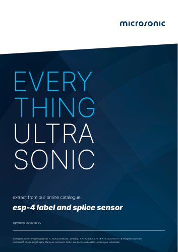 esp-4 label/splice sensor