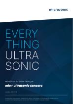 mic+ ultrasonic sensors