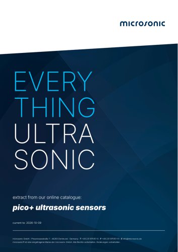 pico+TF ultrasonic level sensors