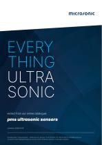 pms ultrasonic sensors in washdown design