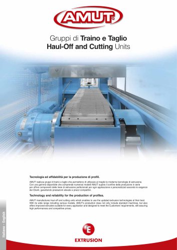 HAUL-OFF & CUTTING UNITS FOR PROFILES