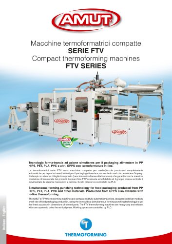 THERMOFORMING MACHINES SERIES FTV