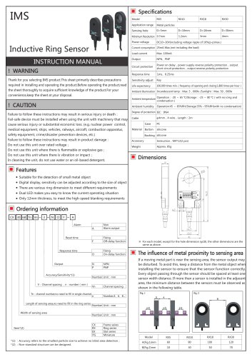 Inductive proximity sensor RX series