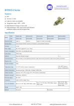 Plastic liquid level sensor LLSDTM12-I series